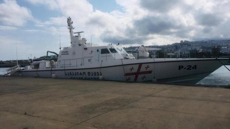 Gürcistan'a ait 2 sahil güvenlik botunun bakım ve onarımı Türkiye'de yapıldı