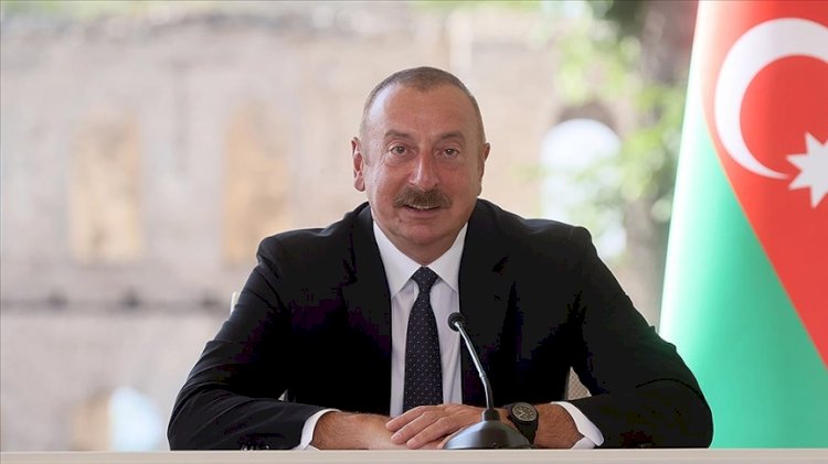 Aliyev: "Cumhurbaşkanı Recep Tayyip Erdoğan ile imzaladığımız Şuşa Beyannamesi, kardeşliğimizin ve işbirliğimizin açık bir örneğidir"